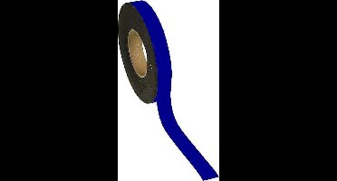 Inwell Magneetband kleur Blauw 25mm op rol 5 meter