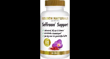 Golden Naturals Saffraan Support (120 capsules)