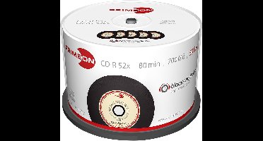 Primeon 2761108 CD-R 80 disc 700 MB 50 stuk(s) Spindel Vinyl