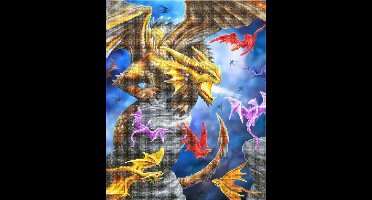 Crystal art kit Draak