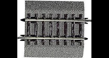 H0 RocoLine (met ballastbed) 42513 Rechte rails 57.5 mm 6 stuk(s)