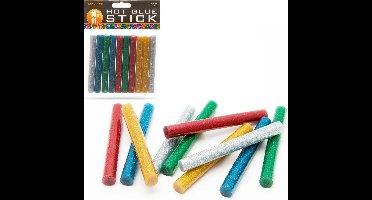 Handy - Lijmpistool Vullingen Glitter - Lijmpatronen 11MM Rond - 100MM Lang - Lijm Patronen voor Lijmpistool O.A. Handy Lijmpistool - BPK