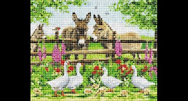 Crystal art kit Farmyard Family