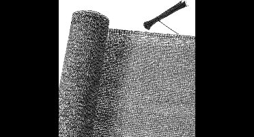 DETEX Schuttingdoek 140x1000cm – Scheurvast Weerbestendig - Antraciet