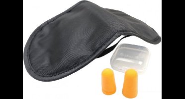 Reizen Slaapmasker Zwart Oordoppen