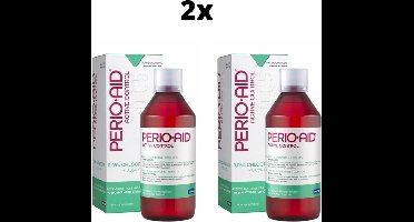 2x Perio-Aid Active Control 0,05% Mondspoelmiddel