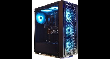 AMD Ryzen 5 Budget Game Computer / Gaming PC - 16GB RAM - 500GB SSD - RX Vega 11 - Windows 11 Pro - WiFi 6 + Bluetooth 5.4 - Geschikt voor Roblox en Minecraft - Gamdias Aura GC2
