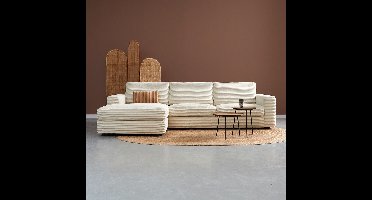 UNO met ottoman links - Ambience 2 Cream