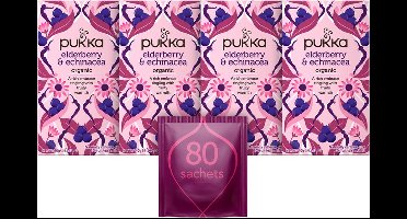 Pukka Elderberry & Echinacea Thee - 4 x 20 zakjes