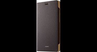 Huawei flip cover - bruin - voor Huawei P8