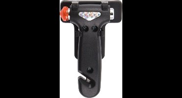 Premium Parts Veiligheidshamer met gordelsnijder - incl. houder - zwart - noodhamer