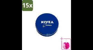 15 x Nivea – Crème – 150 ml - Bulkverpakking - Nivea Crème - Douchemop - Hydraat