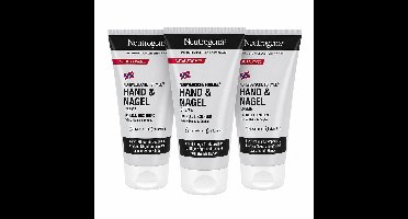 Neutrogena Hand & Nagel Crème 3 Stuks – 3 × 75 ml – Snel Intrekkend – Noorse Formule