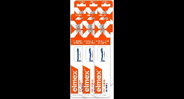 6 x Elmex – Tandenborstel – InterX Medium - Voordeelverpakking - 6 stuks