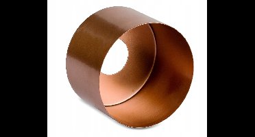 Metalen Lampenkap E27 Loft Kubus Koperkleurig