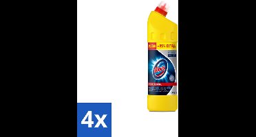 Glorix Professional Toiletreiniger Dikke Bleek Original Pro Formula 1,25 liter - Voordeelverpakking - 4 stuks