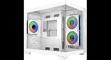 Cooler Master Elite 481 Wood - Wit