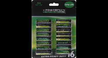 Nampook Batterijen AA 16 stuks Long Life