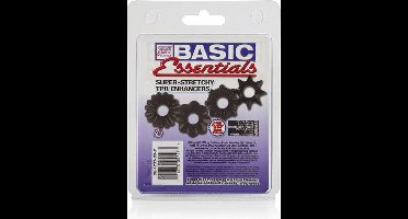CalExotics - Basic Essentials 4 Pack - Rings Grijs