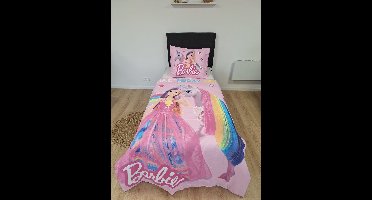 Barbie dekbedovertrek Eenhoorn - microvezel polyester - eenpersoons (140x200 + 60x70 cm)