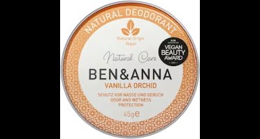Ben & Anna Deodorant Créme Vanilla Orchid - 45 gr