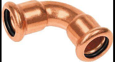 Bonfix Pressfitting roodkoper WATER Bocht 90� 18 x 18 - 2 x press - (m-profiel)