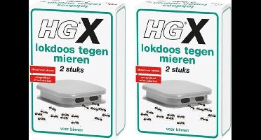 HG X Mierenlokdoos speciaal voor binnen gebruik - 4 Stuks !