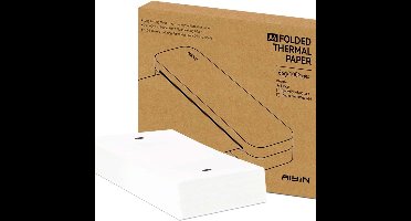 A4 Sneldrogend Thermisch Papier - 210mm x 297mm - 100 Vel Gevouwen US Letter Formaat