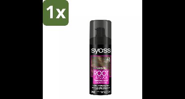 1 x SYOSS - Uitgroeispray Middenbruin - Directe Grijsdekking - Uitgroeispray - Middenbruin - Grijsdekking - Tijdelijke Kleur - Haarkleur