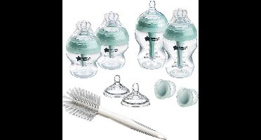 Tommee Tippee Advanced Anti-Colic Babyflessen Starterset - flessen van 150 ml en 260 ml voor pasgeboren baby's 0m+ - turquoise