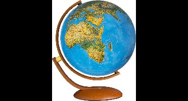 Tecnodidattica - Maximus zonder reliëf - Hout/Kunststof - Wereldbol - Ø30cm