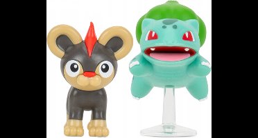 Litleo & Bulbasaur Jazwares Battle Figure Actiefiguren