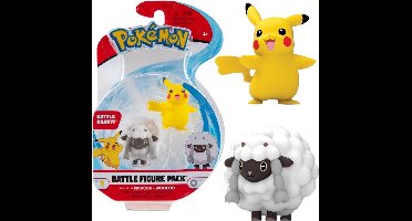 Pokemon - W7 Battle Figure - Pikachu & Wooloo (PKW0126)