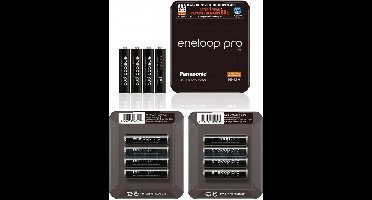AAA Panasonic eneloop PRO Sliding Box oplaadbare batterij - 12 Stuks (3 Blisters a 4St)