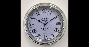 Wandklok CHROOM Industrieel Design