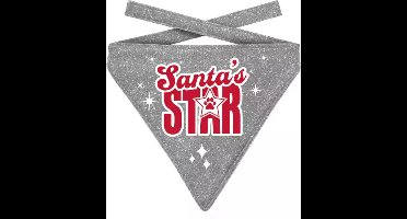 Plenty Gifts Kerst Bandana Glitter Zilver