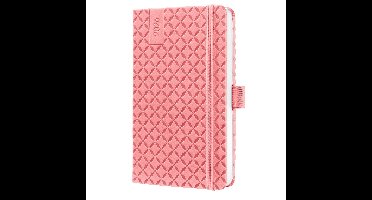 Sigel weekagenda Flair 2026 formaat A6 Rose Pink hardcover