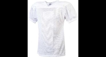 MM - American Football Shirt - Volwassenen - Wit - 2XL