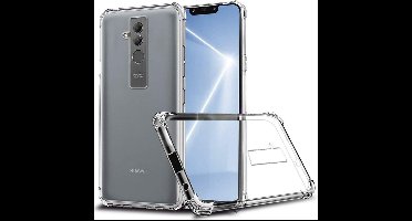 DrPhone Mate 20 TPU Hoesje - Siliconen Shock Bumper Case -Backcover met Verstevigde randen voor extra bescherming voor