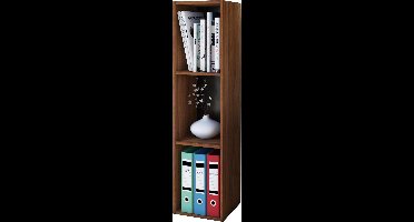 Houten opbergstandaard Boekenkast Decoratieve plank Mendas 3 compartimenten