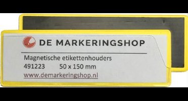 Inwell Magnetische Etikethouder 50x150mm per 100 stuks