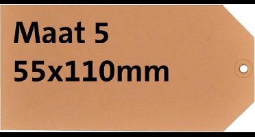 Label HF2 karton Nr5 200gr, 55x110mm 1000 st,