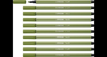 STABILO Pen 68 - Premium Viltstift - Mosgroen - per stuk