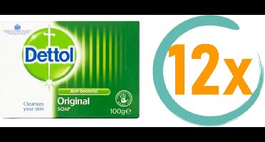 Dettol Originele Handzeep 12 x 100 g - Voordeelverpakking
