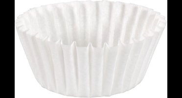 Caisse - papier + kleicoating - rond - Ø88mm - wit - 1000 stuks