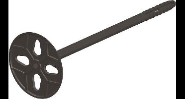 Uni Flexplug Zwart Nylon 8X180 Iso 121-140 V/Ank 4Mm - 250 stuks