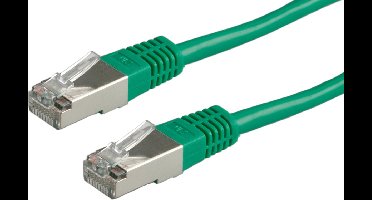 ROLINE patchkabel Cat.5e (Klasse D) FTP, groen, 1 m
