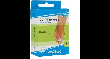 Vitaplus Gel teenspreider breed maat S/M