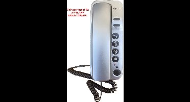 GEEMARC Marbella slanke analoge TELEFOON - zilver