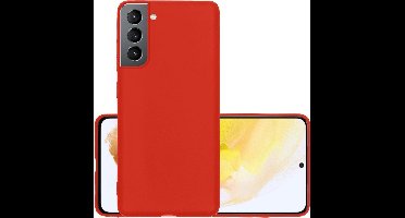 Hoesje - Geschikt voor Samsung Galaxy S21 Plus - Sterk & Shockproof - Hoes Cover - Siliconen Case - Rood